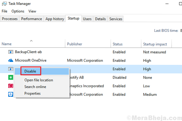 Fix Communicatie met serviceproces mislukt fout in Windows 10