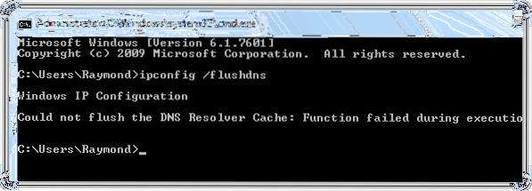 Fix “Could not flush the DNS Resolver Cache Function failed during execution” When Flushing DNS
