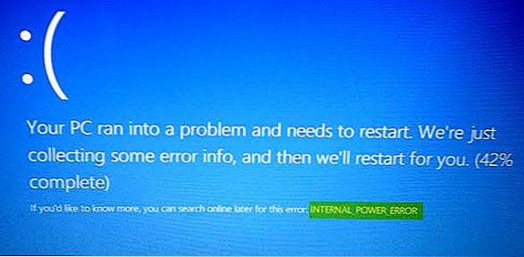 Fix INTERNAL_POWER_ERROR Blue Screen on Windows 10