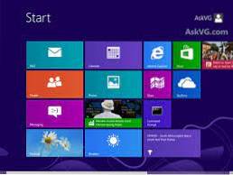 Correggi il riquadro Metro di Internet Explorer mancante dalla schermata Start in Windows 8