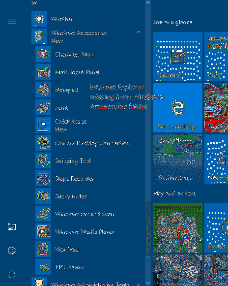 Fix Internet Explorer Missing From Windows 10