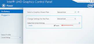 Fix laptop screen dims when unplugged in Windows 10