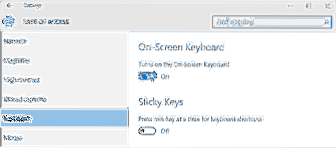 Correction du clavier à l'écran ne fonctionnant pas sous Windows 10