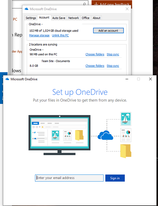 Løs onedrive-krasjproblem i Windows 10