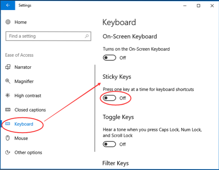 Correction de la barre d'espace ne fonctionnant pas sous Windows 10