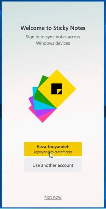 Fix Sticky Notes App Doesn't Sync Notes In Windows 10