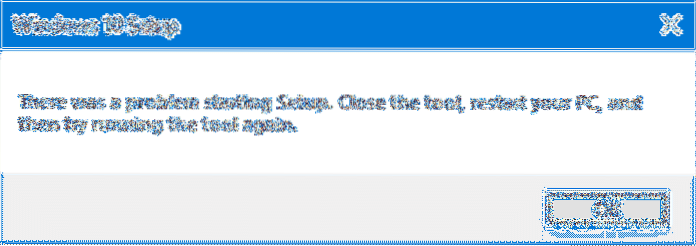 Fix There Was A Problem Starting Setup Error While Running Media Creation Tool