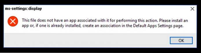 Behebung des Fehlers 'Dieser Datei ist kein Programm zugeordnet' in Windows 10