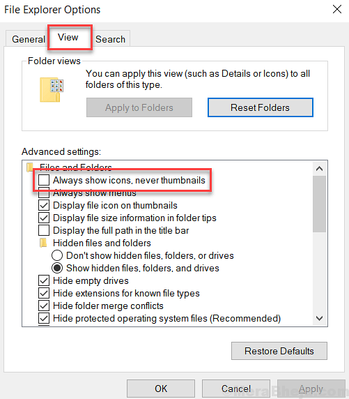 Opravte miniatury, které se nezobrazují ve složce Onedrive