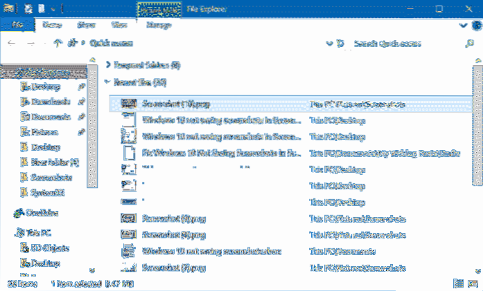 Fix Windows 10 Not Saving Screenshots To Screenshots Folder