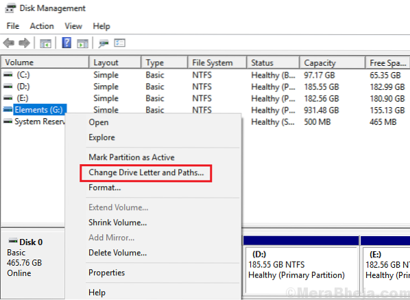 Fix Windows 10 v1803 crea una partizione del disco extra