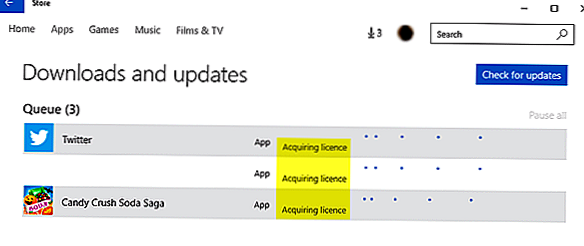 Fix Windows Store Acquiring License error on Windows 10