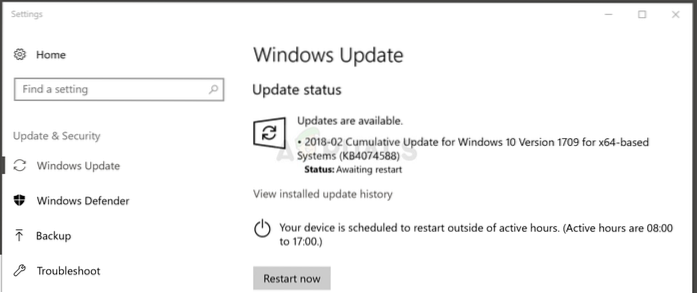 Remediați eroarea de actualizare Windows 0x80070bc2 în Windows 10
