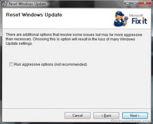 Remediați automat eroarea de actualizare Windows cu instrumentul Fix It