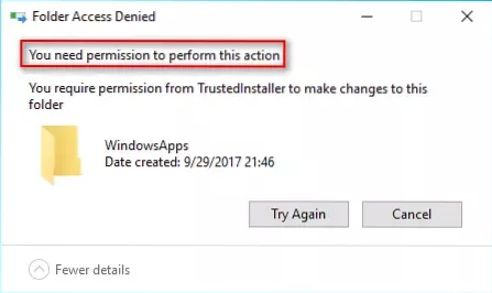 Correção Você requer permissão do windows 10 de instalação confiável