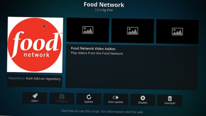 Food Network Kodi Add-on How to Watch Food Network on Kodi
