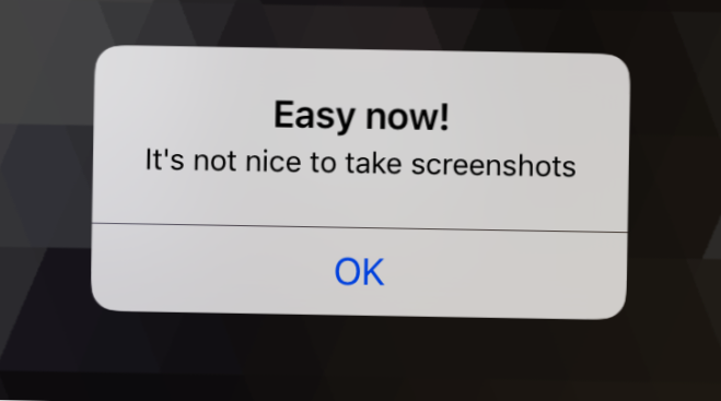 Erhalten Sie einen Screenshot-Alarm für Bilder, die über iMessage gesendet wurden