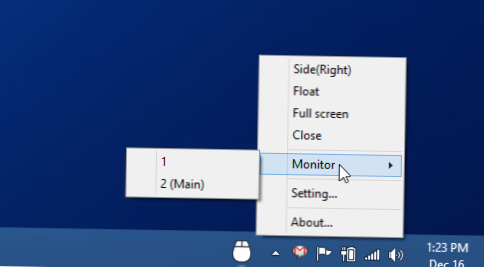 Obțineți un trackpad virtual pe ecran în Windows 8