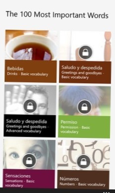 Få frakoblede leksjoner for 11 språk mens du er på farten med Babbels WP8-apper