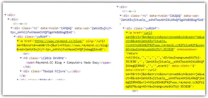 Getting Direct Website Links from Google Search Results