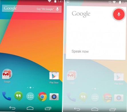 Google Now Launcher treffer Play Store for Nexus