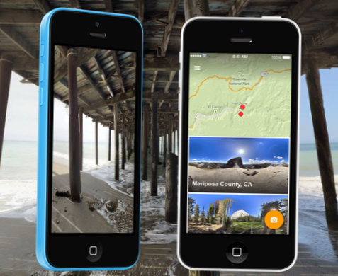 Aparat Google Photo Sphere robi zdjęcia sferyczne i przesyła je do Map [iOS]