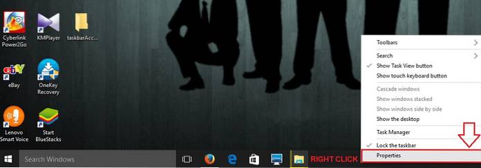 Jak přistupovat k jakékoli položce přímo z hlavního panelu Windows 10