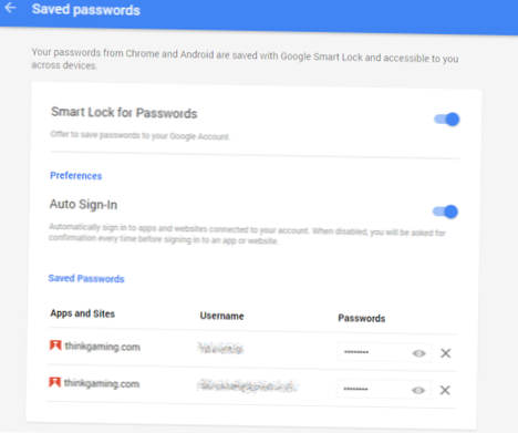 Sådan får du adgang til gemte adgangskoder i Chrome hvor som helst