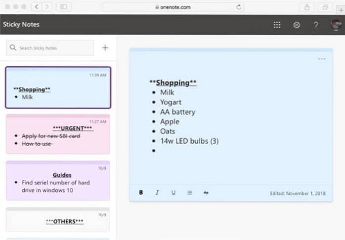 How To Access Windows 10 Sticky Notes On Mac, iPhone