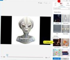 Sådan tilføjes 3D-effekter i fotos på Windows 10
