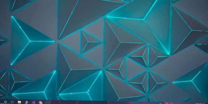 So fügen Sie der Taskleiste in Windows 10 ein Hintergrundbild hinzu