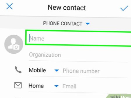 Sådan tilføjes en kontakt på Whatsapp
