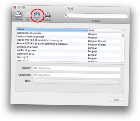 So fügen Sie einen Drucker unter macOS hinzu