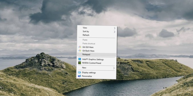 Hinzufügen von Apps zum Kontextmenü unter Windows 10