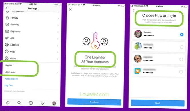 Sådan tilføjes flere konti til Instagram-appen