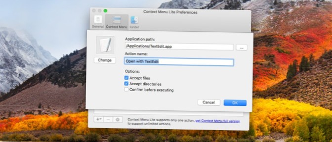 Jak přidat možnost „Otevřít v…“ do kontextové nabídky pro libovolnou aplikaci v systému macOS