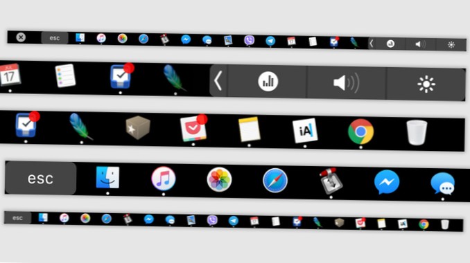 Comment ajouter le Dock à la Touch Bar sur un MacBook