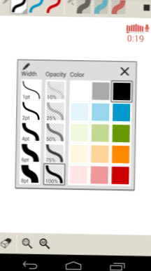 Como adicionar narração ao desenhar em seu dispositivo Android