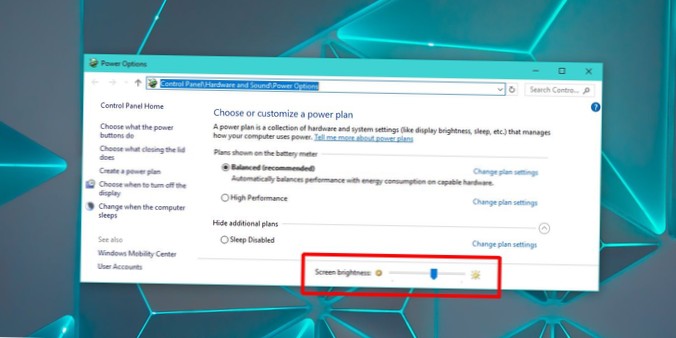 Come regolare la luminosità del monitor con pulsanti rotti su Windows 10
