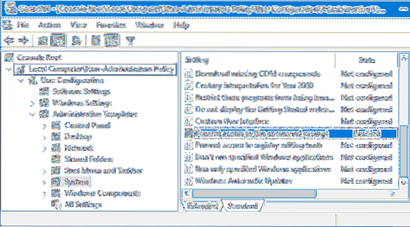 Como aplicar a Política de Grupo a usuários não administradores apenas no Windows 10