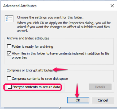 How to Associate File permissions or Encrypt Files In Windows 10
