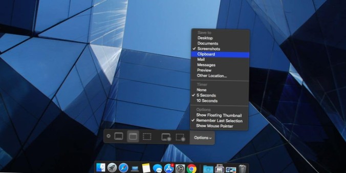 Hoe screenshots automatisch naar het klembord op macOS te kopiëren