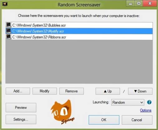 So drehen Sie Bildschirmschoner in Windows automatisch
