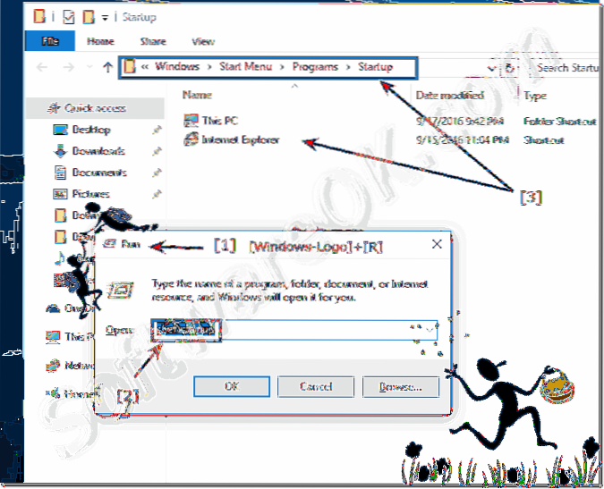 How to autostart programs on windows 10 startup without any software