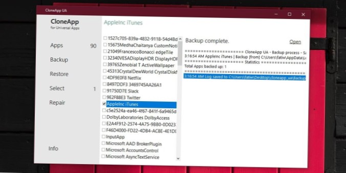 Jak wykonać kopię zapasową ustawień aplikacji UWP w systemie Windows 10