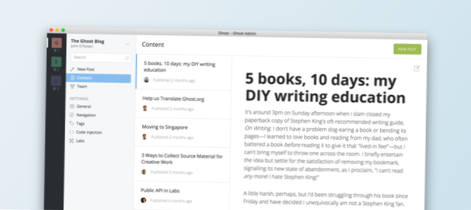 So sichern Sie ein Ghost-Blog unter Linux
