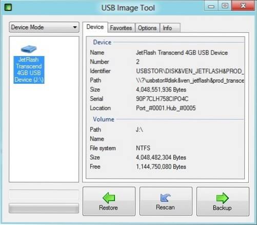 Jak wykonać kopię zapasową rozruchowego dysku USB