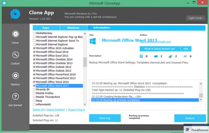 How To Backup Office 2013 Settings