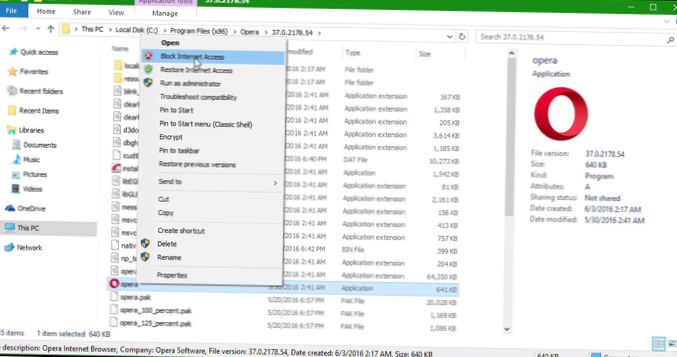 Netwerktoegang blokkeren voor een app op Windows 10