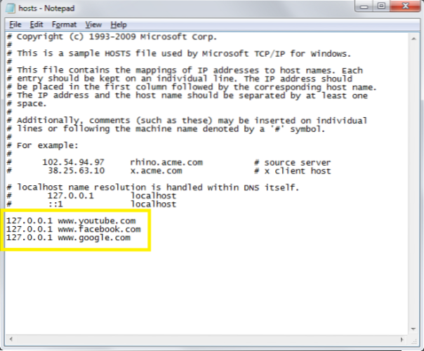How To Block Websites on Windows 10 with Host File